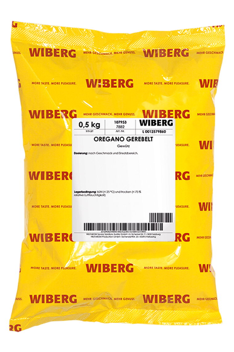 Oregano, gerebelt