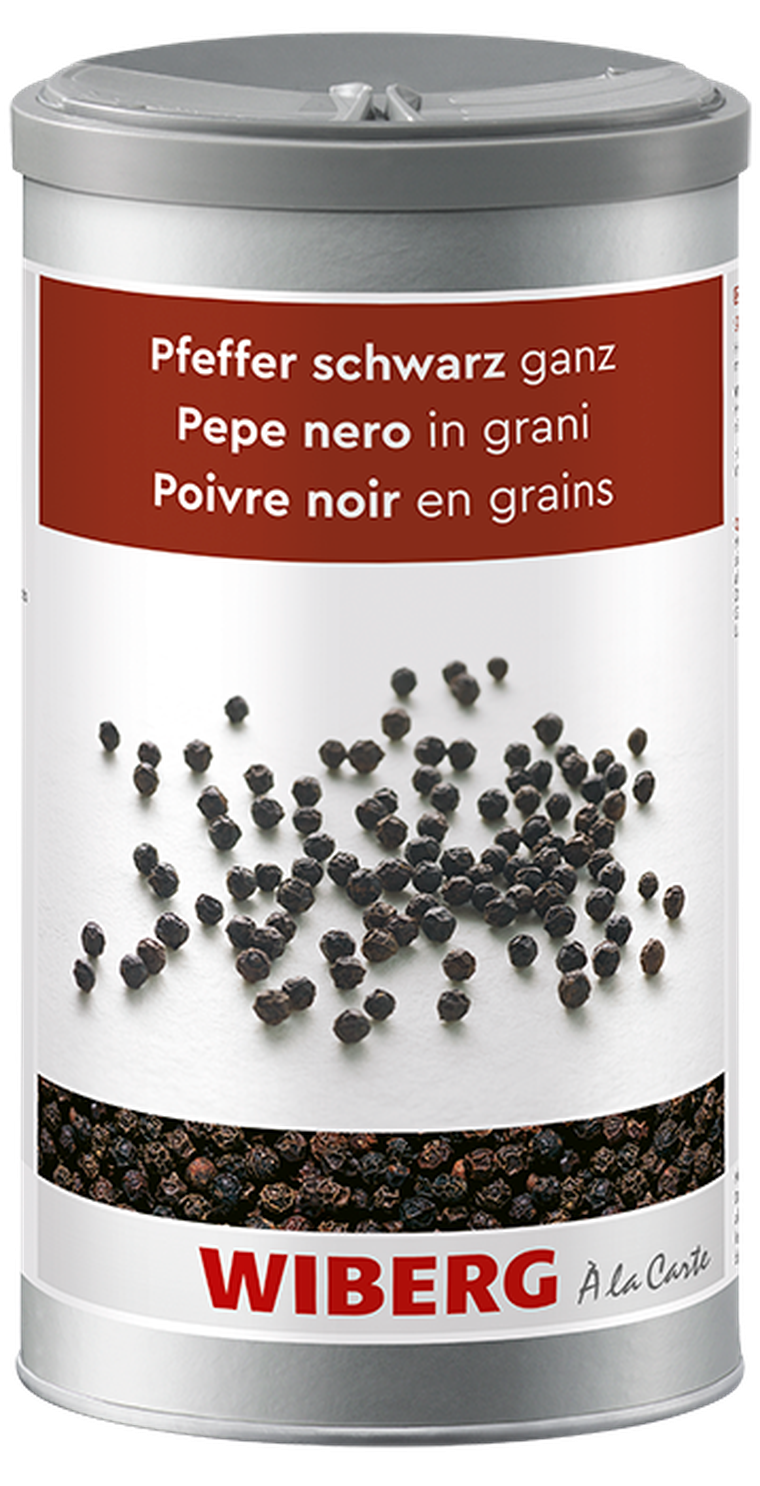 Pfeffer schwarz, ganz