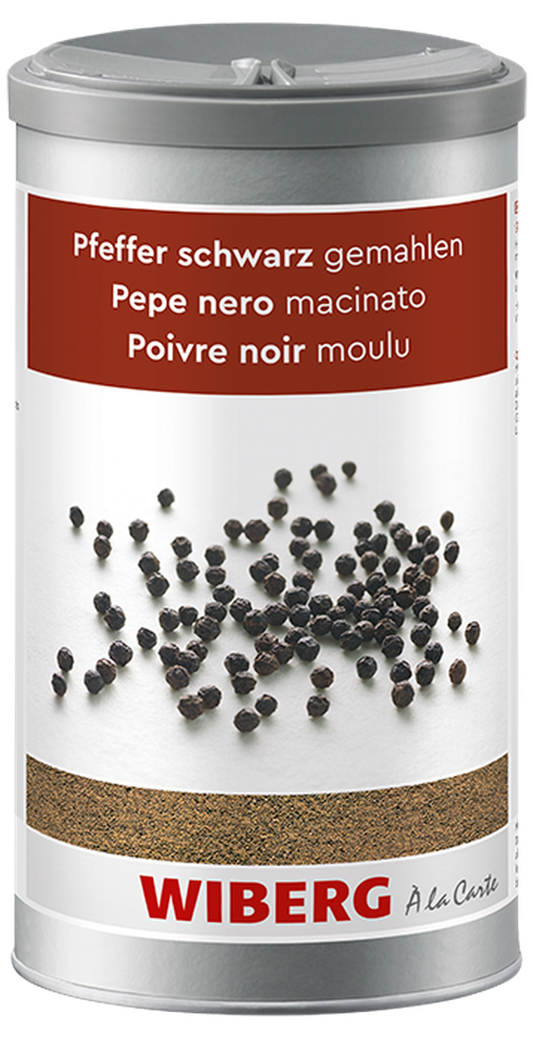 Pfeffer schwarz, gemahlen