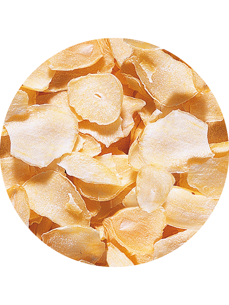 Knoblauch, Scheiben