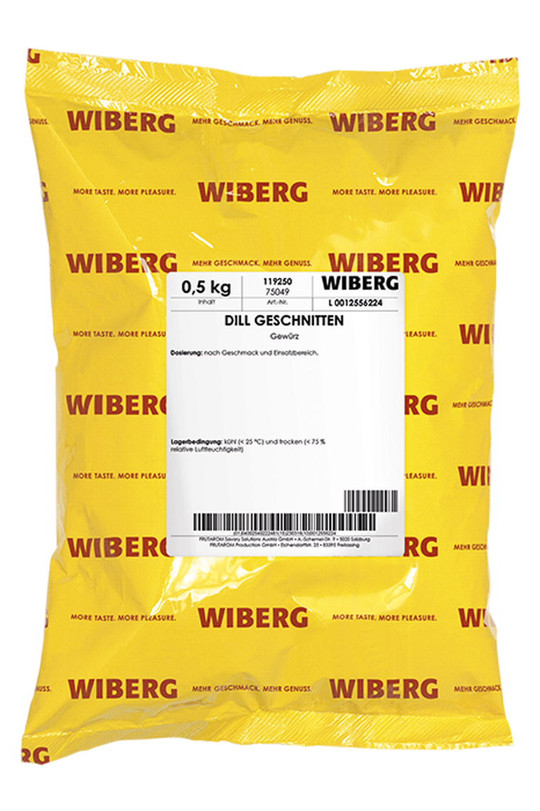 Dill, geschnitten