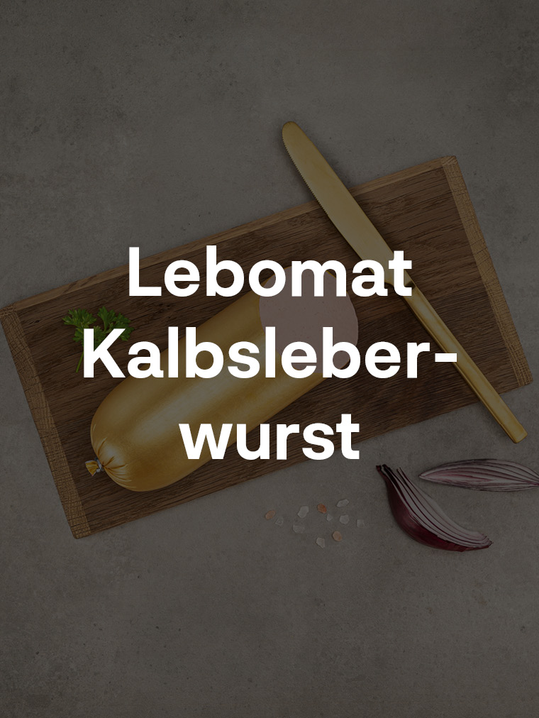 Lebomat Kalbsleberwurst