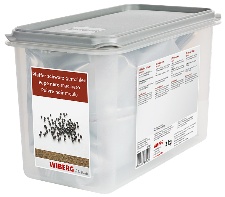 Pfeffer schwarz, gemahlen