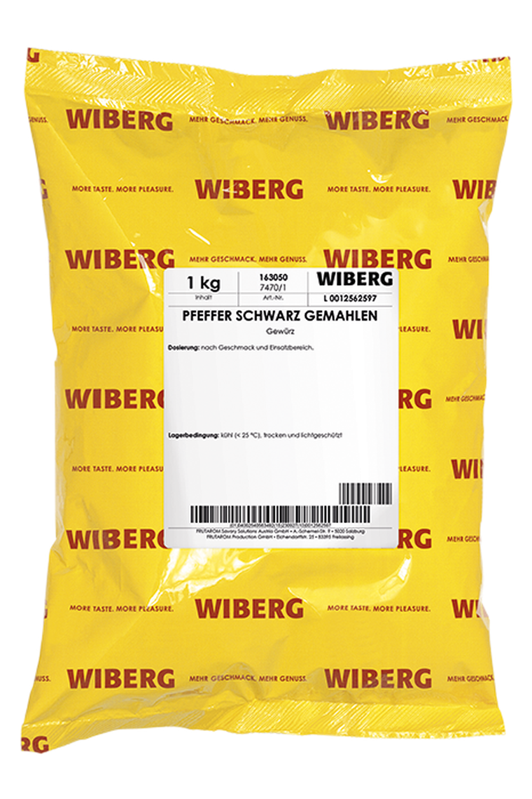 Pfeffer schwarz, gemahlen