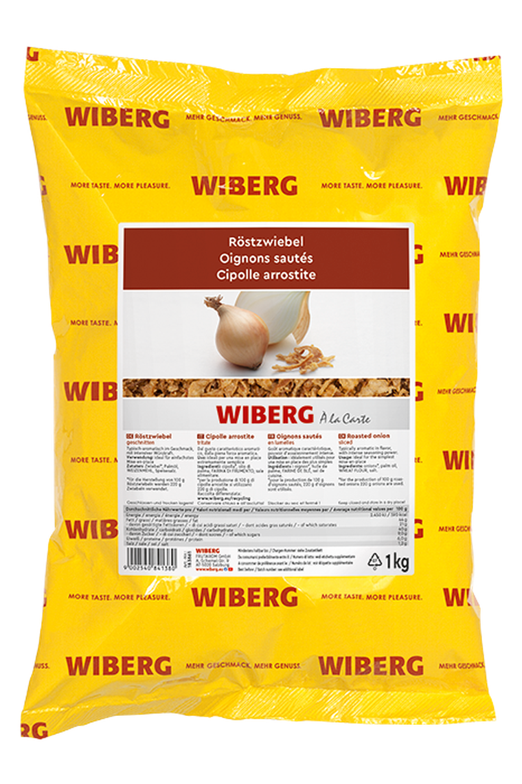 Röstzwiebel, geschnitten
