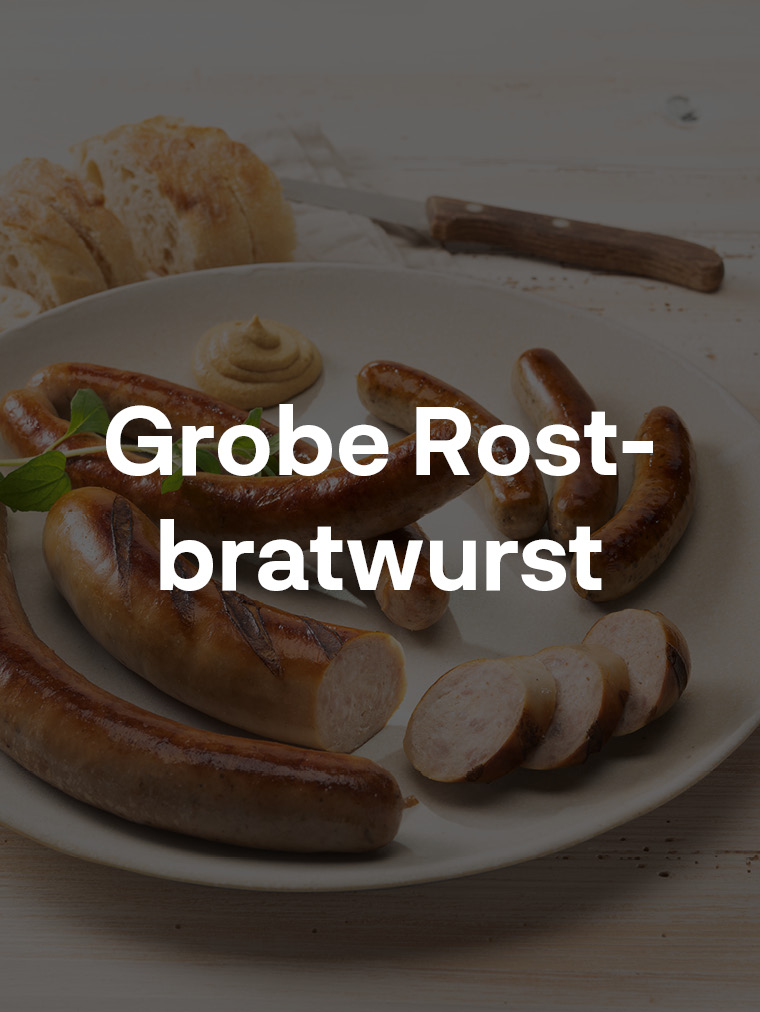 Grobe Rostbratwurst