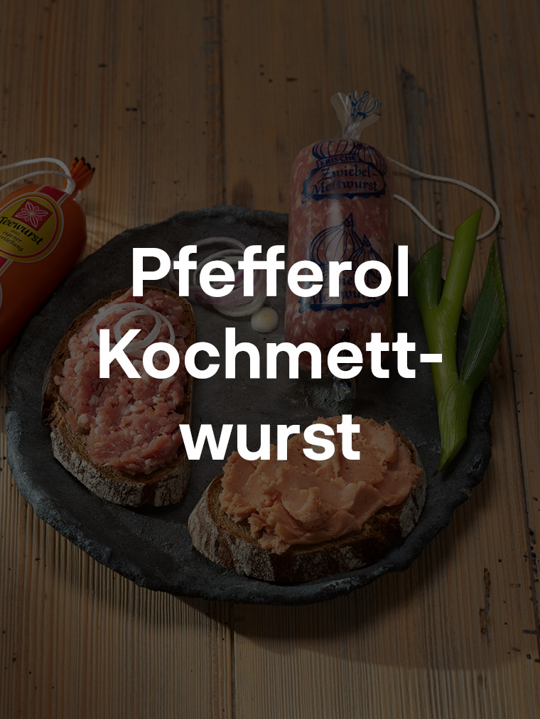 Pfefferol Kochmettwurst