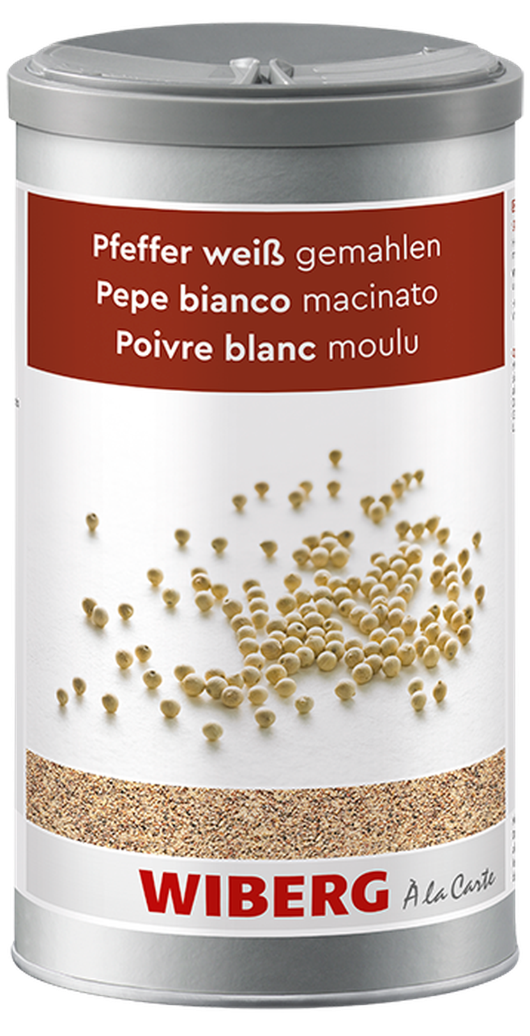 Pfeffer weiß, gemahlen
