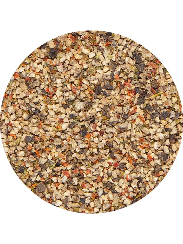 Bunter Pfeffer gewalzt