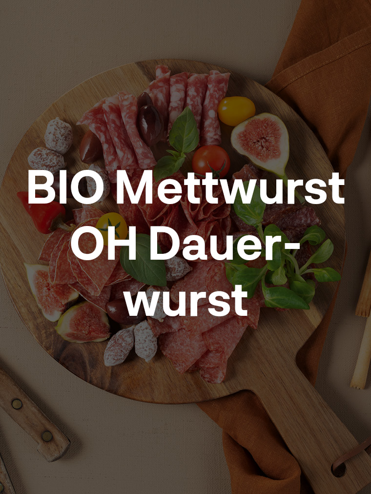 BIO Mettwurst OH Dauerwurst