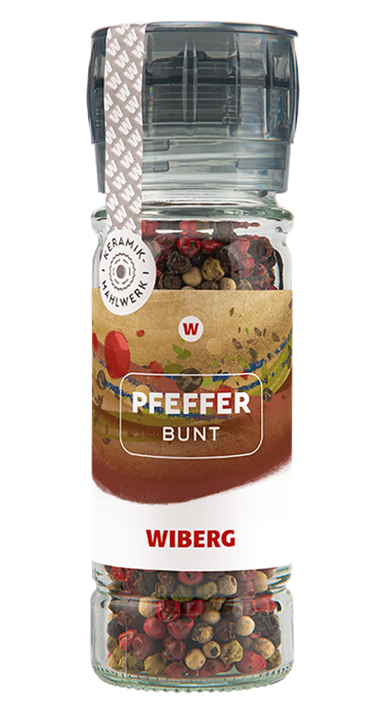 Gewürzmühle Pfeffer bunt, ganz