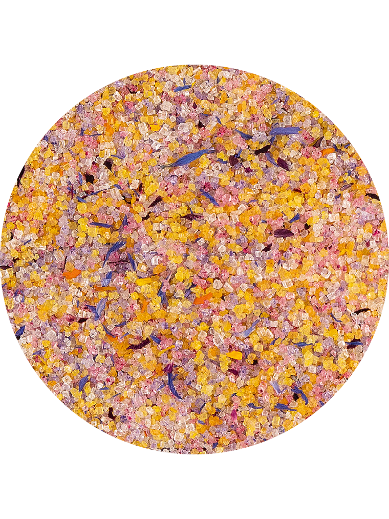 Blütenzucker bunt
