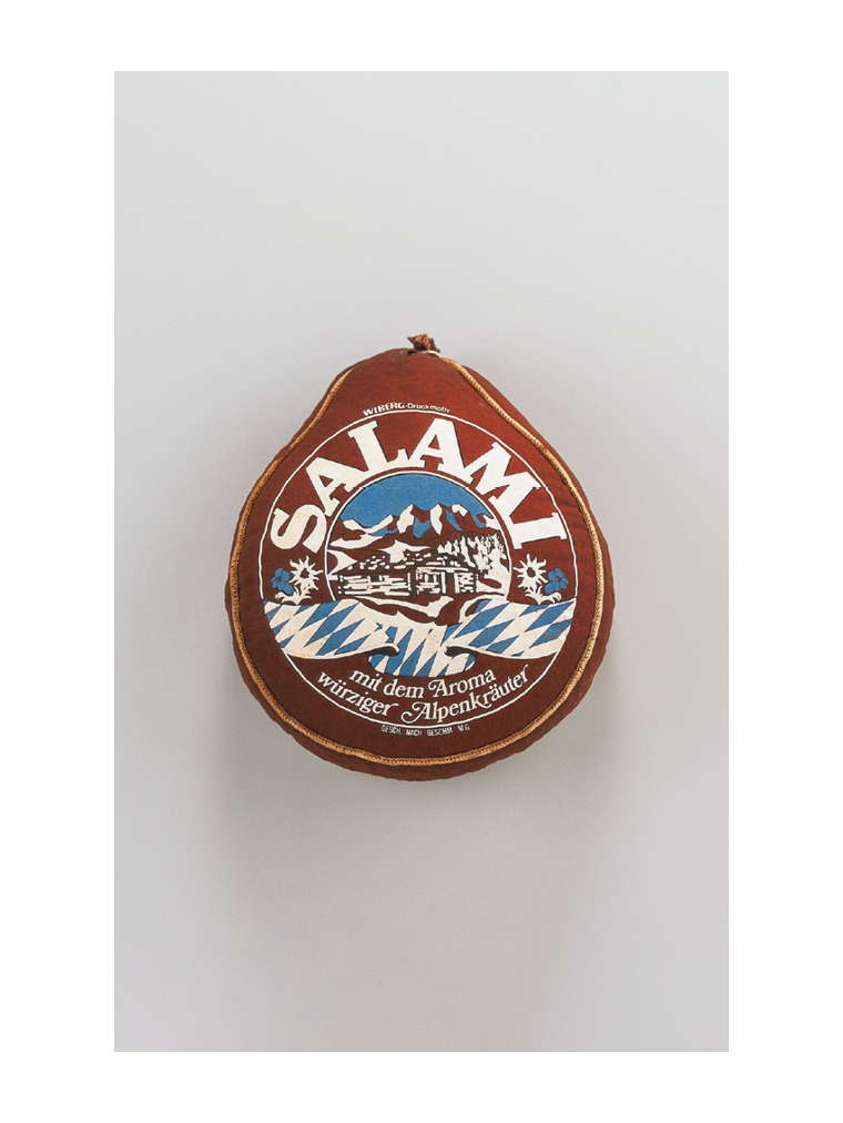 Salamitaler genäht für ca. 1.600 Grammm LINNOHÜLLE BRAUN (rauchdurchlässig)