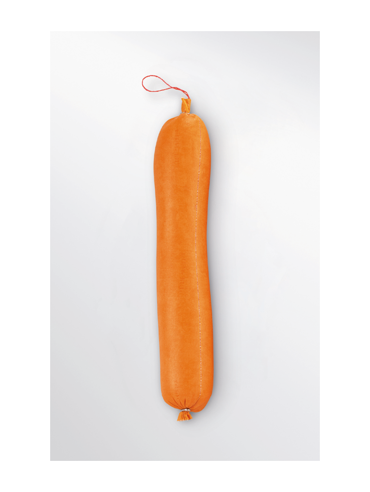 Fettendform genäht für ca. 1.200 Gramm LINNEXHÜLLE GELB (rauchdurchlässig)