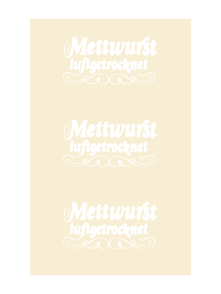 Mettwurst luftgetrocknet gerade genäht, Beutelform NK 60/40 FASER FARBLOS-D (rauchdurchlässig)