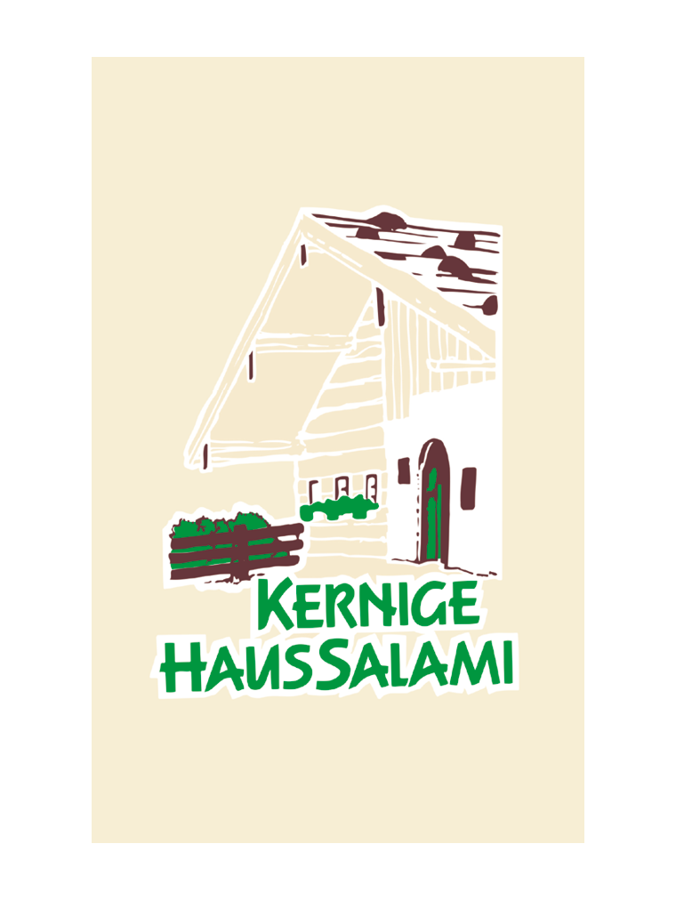 Kernige Haussalami NK 80/50  FASER FARBLOS-D (rauchdurchlässig)