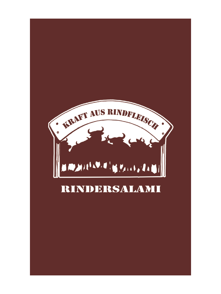 Rindersalami NK 80/50 FASER MAHAGONI-D (rauchdurchlässig)