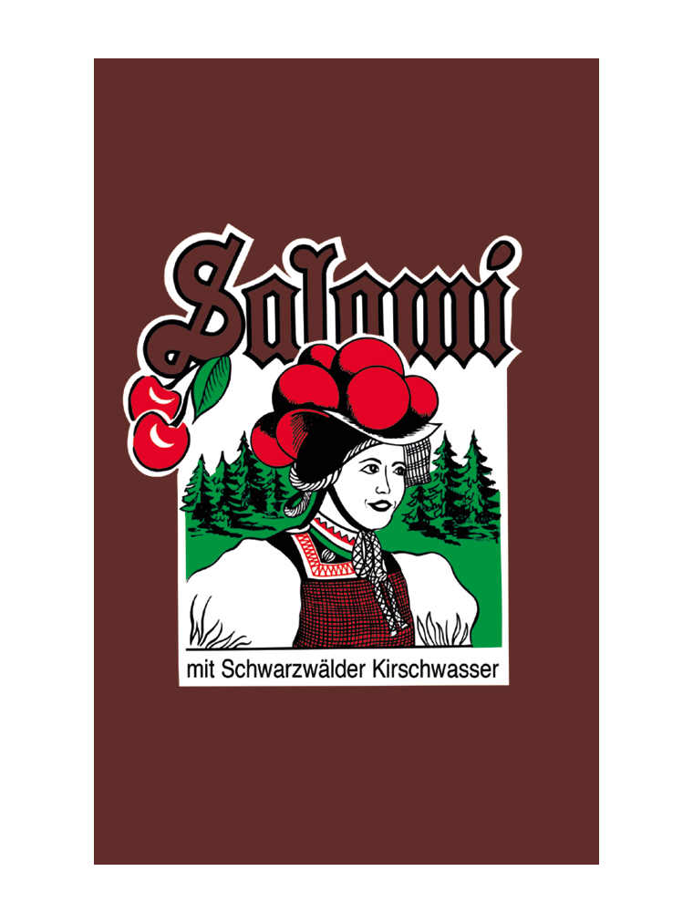 Salami mit Schwarzwälder Kirschwasser NK 80/50 FASER MAHAGONI-D (rauchdurchlässig)