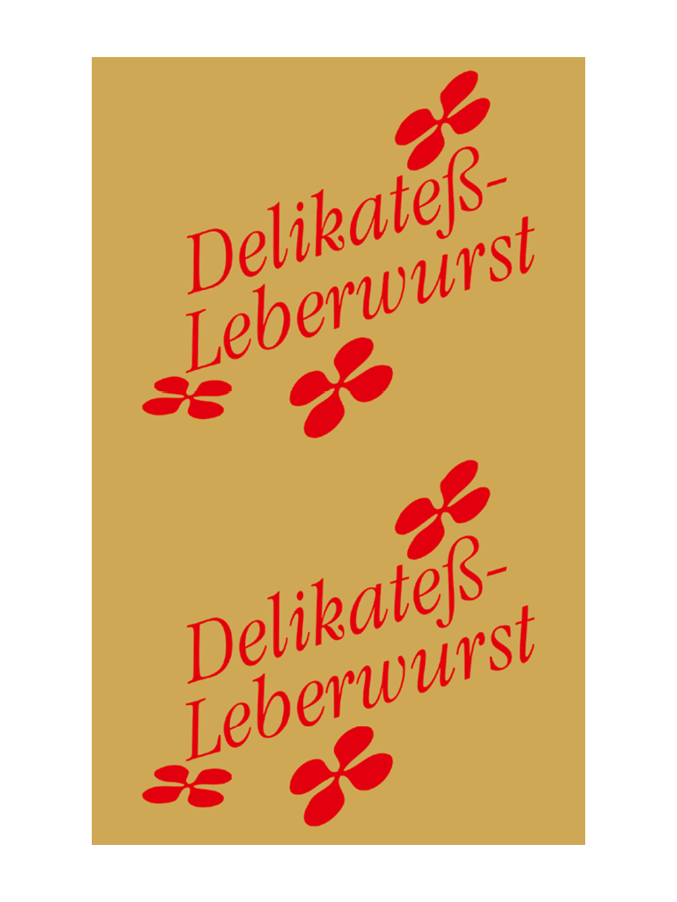 Delikatessleberwurst NK 60/50 SAFE-GLANZ GOLD (NICHT rauchdurchlässig)