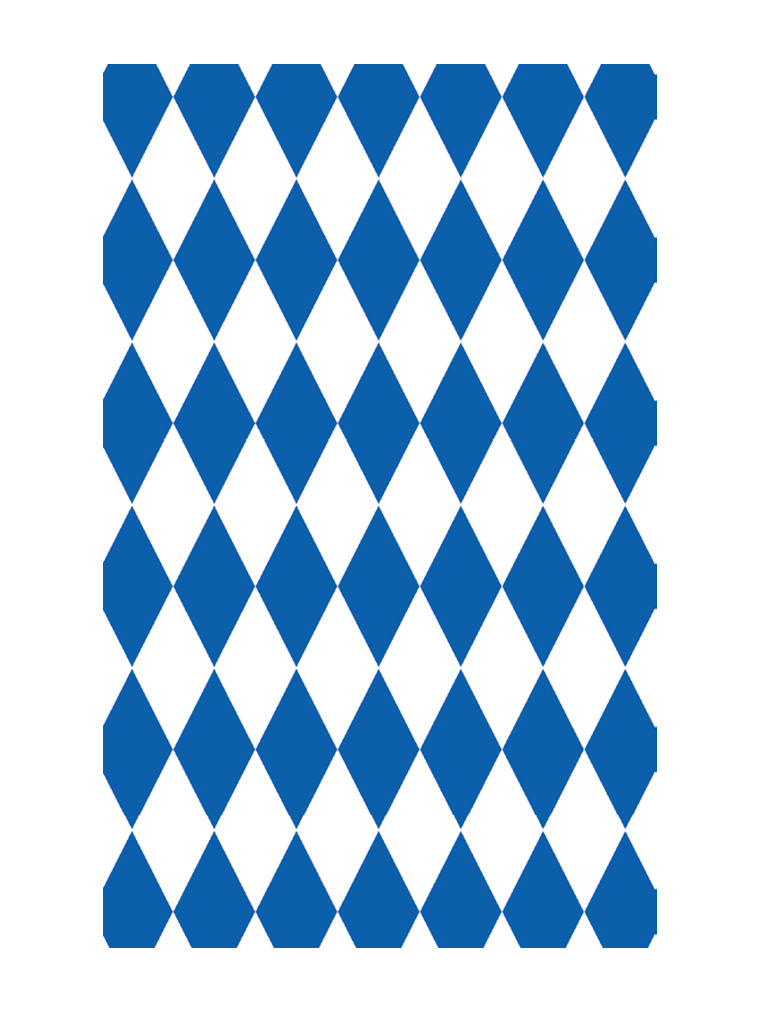 Rautendruck blau/weiß gestippt NK 120/50 WI-STERIL WEISS (NICHT rauchdurchlässig)