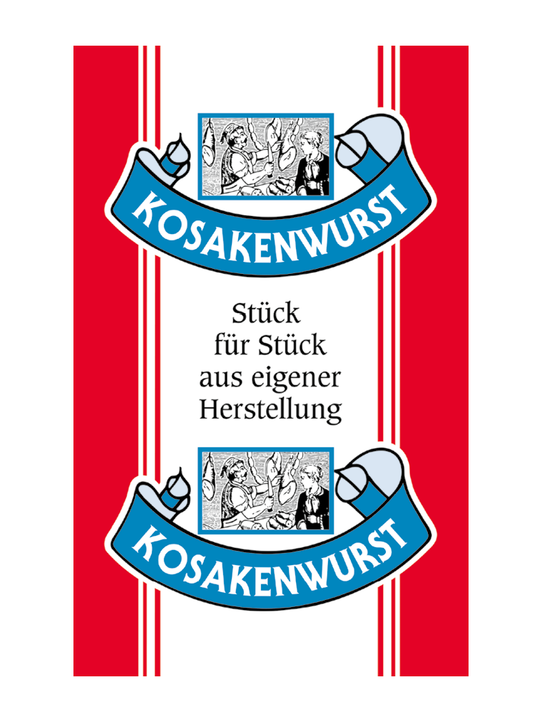 Kosakenwurst NK 55/21 SAFE-FASER ROT (NICHT rauchdurchlässig)