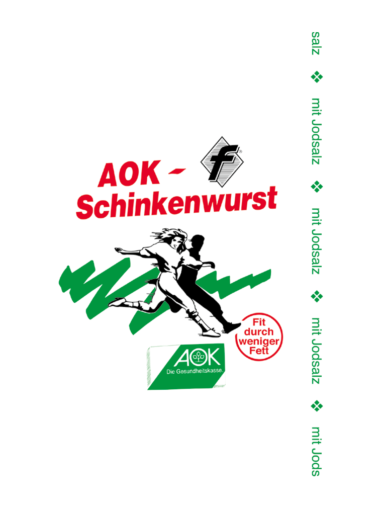 AOK Schinkenwurst NK 55/21 SAFE-FASER WEISS (NICHT rauchdurchlässig)