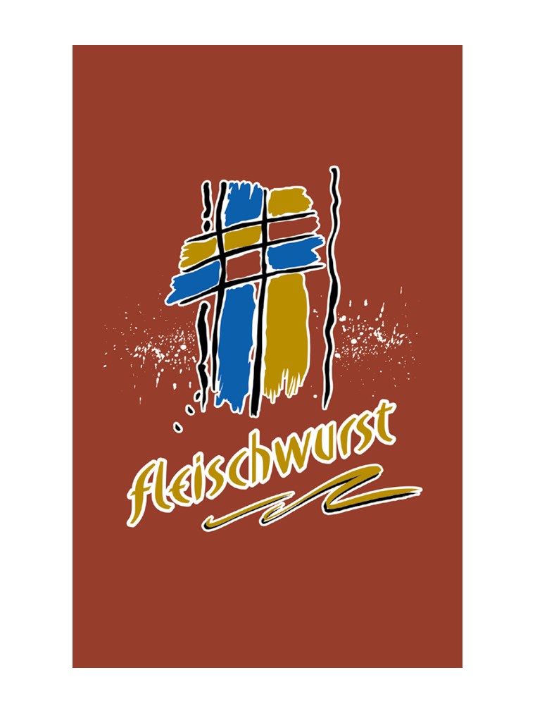 Fleischwurst NK 90/50 WI-BAR®-B BRAUN-MATT (NICHT rauchdurchlässig)