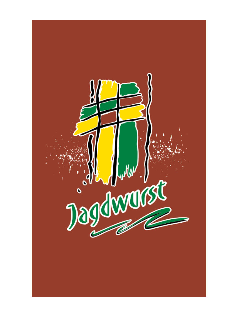 Jagdwurst NK 55/gerafft (25 Meter) WI-BAR® BRAUN (NICHT rauchdurchlässig)