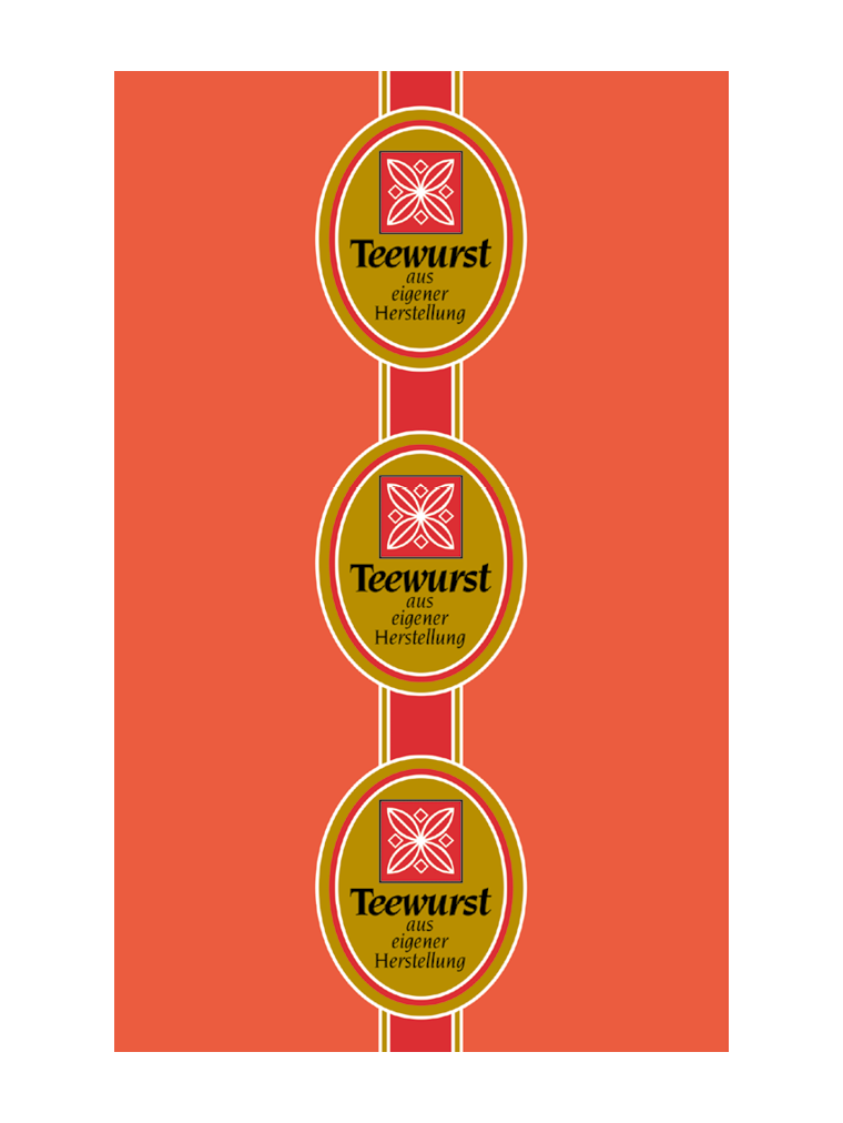 Teewurst NK 40/gerafft (25 Meter) WI-SMOKE RAUCHFARBIG (rauchdurchlässig)