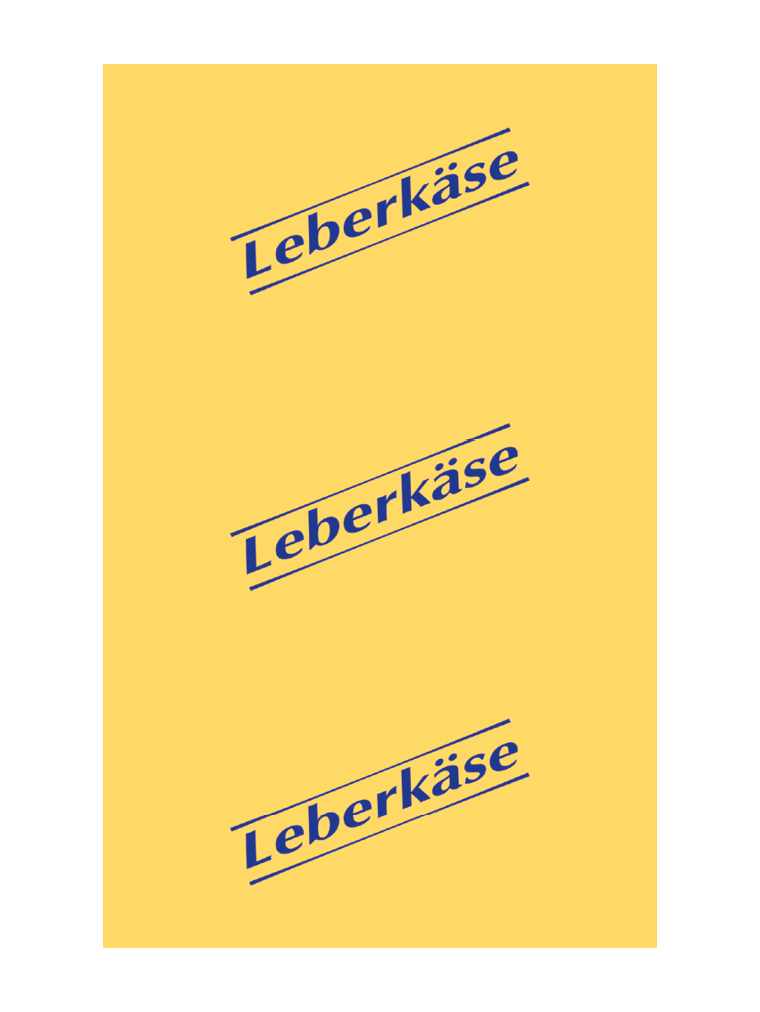 Leberkäse NK 90/50 WI-BAR®-B CREME-MATT (NICHT rauchdurchlässig)