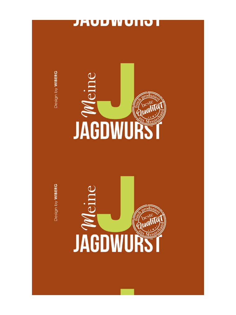 Jagdwurst NK 55/21 SAFE-FASER HELLBRAUN (NICHT rauchdurchlässig)