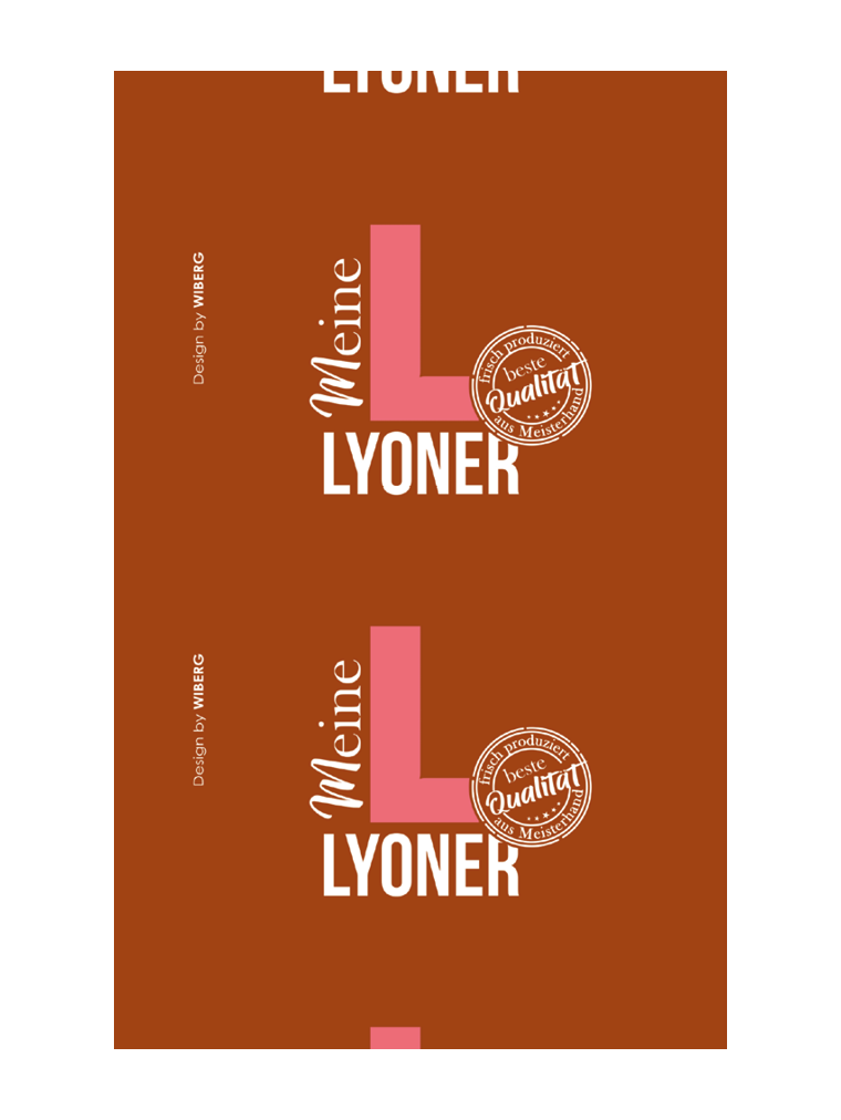 Lyoner NK 90/50 WI-BAR®-B BRAUN-MATT (NICHT rauchdurchlässig)