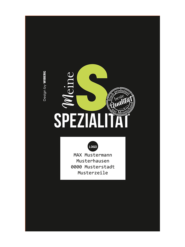 Spezialität NK 55/21 SAFE-FASER SCHWARZ/Stückdruck (NICHT rauchdurchlässig)