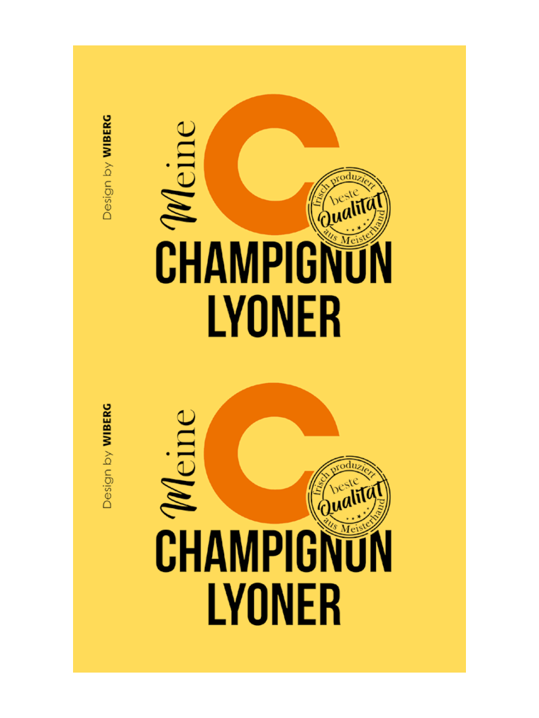 Champignon Lyoner NK 90/50 SAFE-FASER CREME (NICHT rauchdurchlässig)