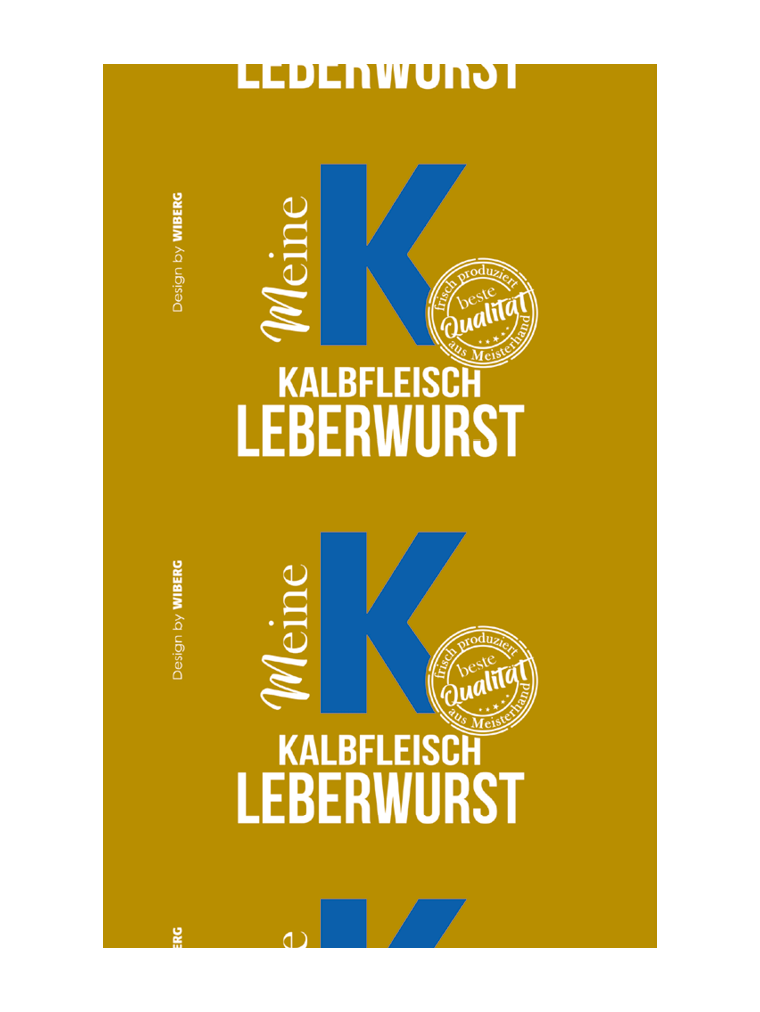 Kalbfleischleberwurst NK 45/21 SAFE-FASER GOLD (NICHT rauchdurchlässig)