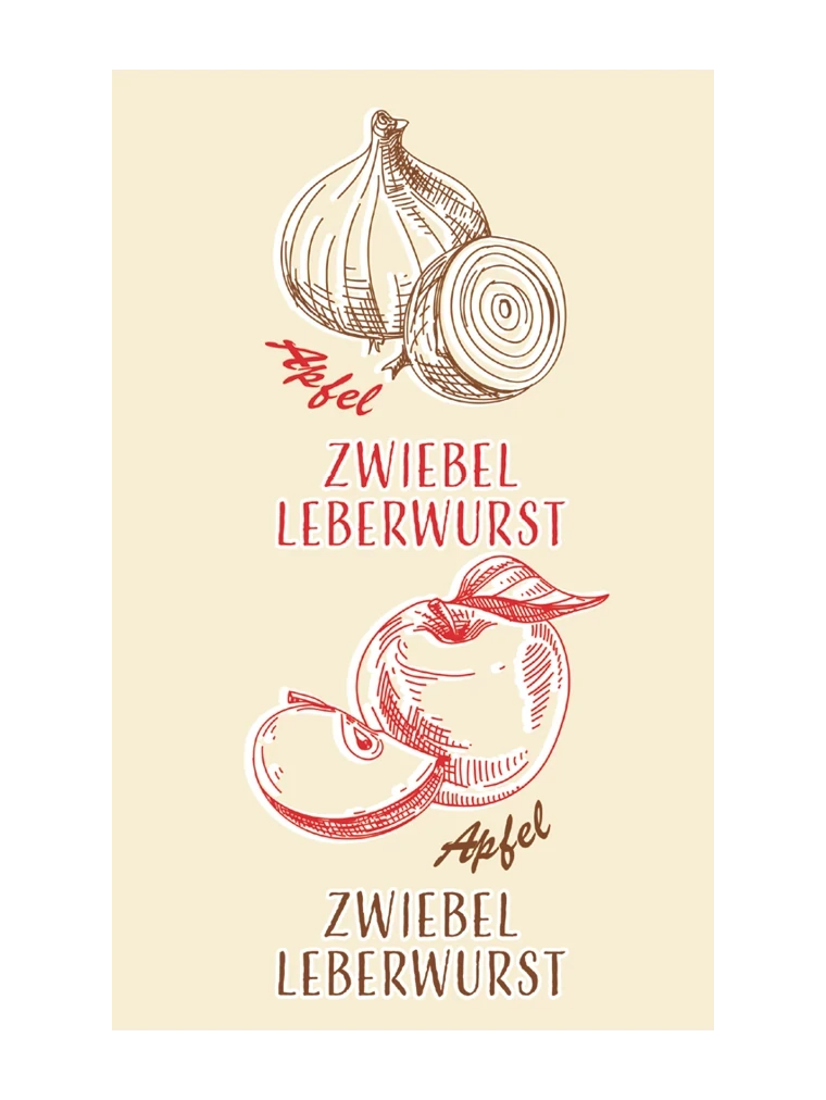 Apfel Zwiebelleberwurst NK 45/20 SAFE-FASER NATUR (NICHT rauchdurchlässig)