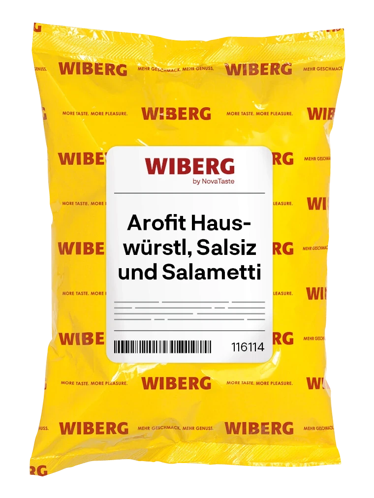 Emballage du produit Arofit Hauswürstl, Salsiz und Salametti