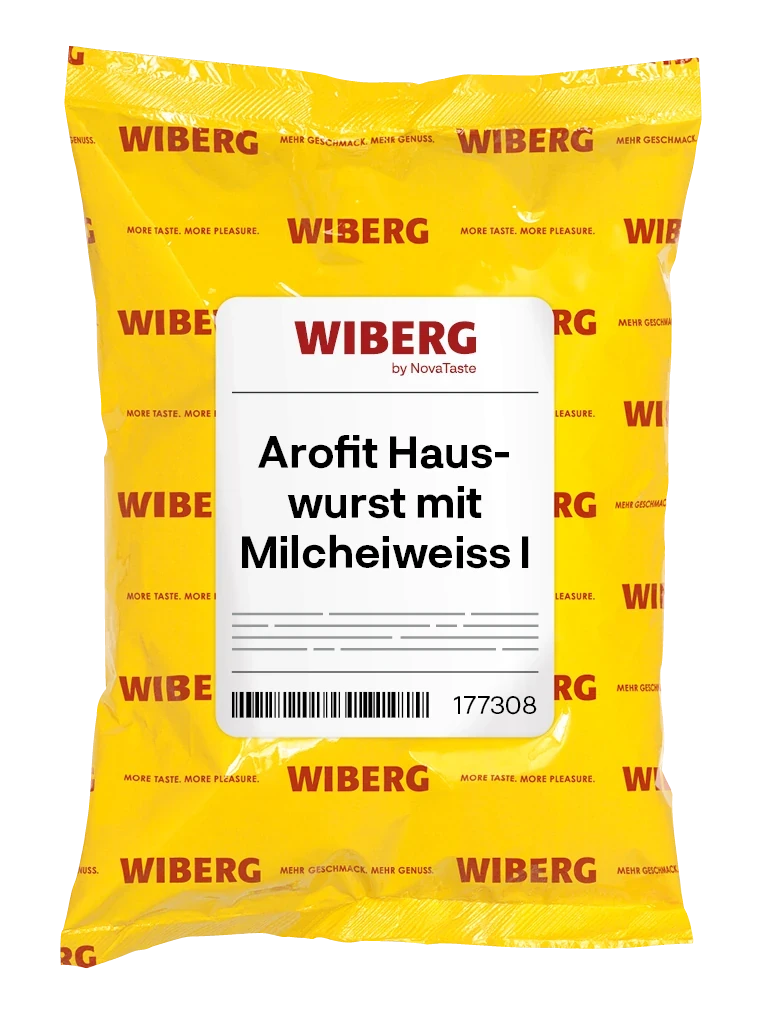 Emballage du produit Arofit Hauswurst mit Milcheiweiss I