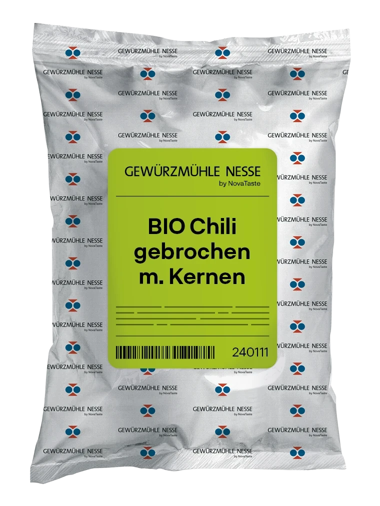 Gewürzmühle Nesse Gewürzmühle Nesse | BIO Chili gebrochen m. Kernen | 1 kg Produktbild