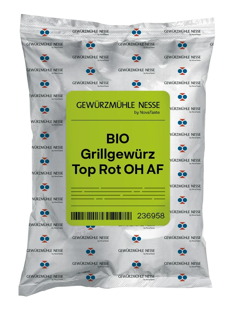Gewürzmühle Nesse Gewürzmühle Nesse | BIO Grillgewürz Top Rot OH AF | 1 kg Produktbild
