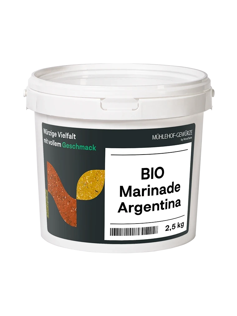 Emballage du produit BIO Marinade Argentina
