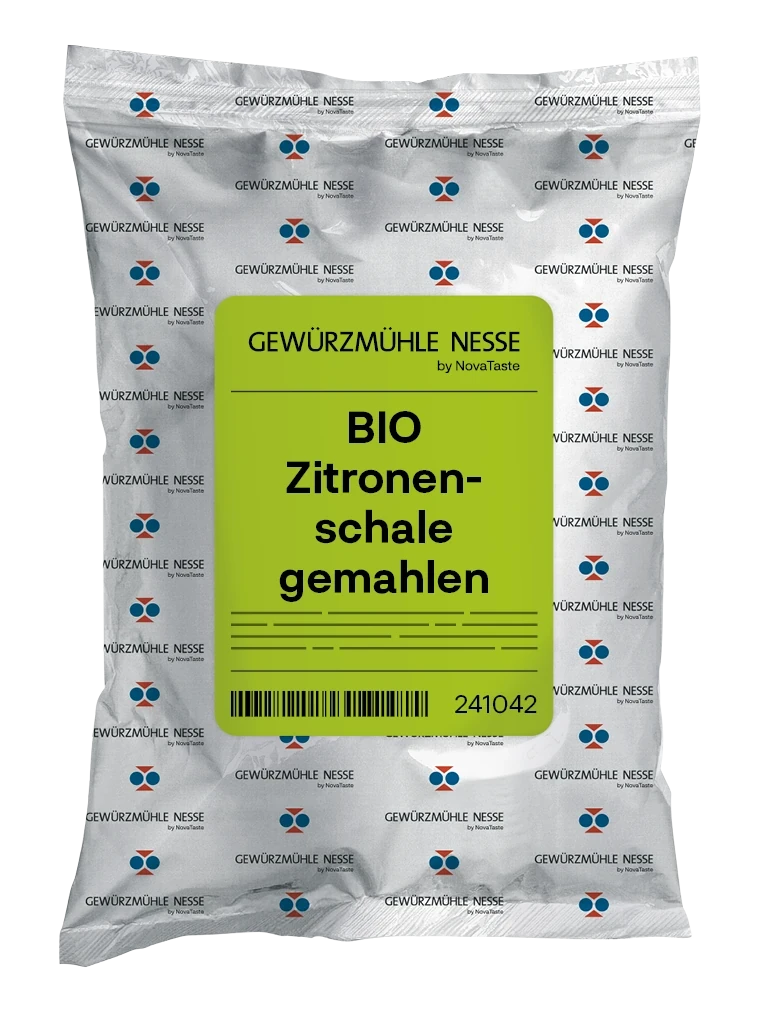 Produktverpackung BIO Zitronenschale gemahlen