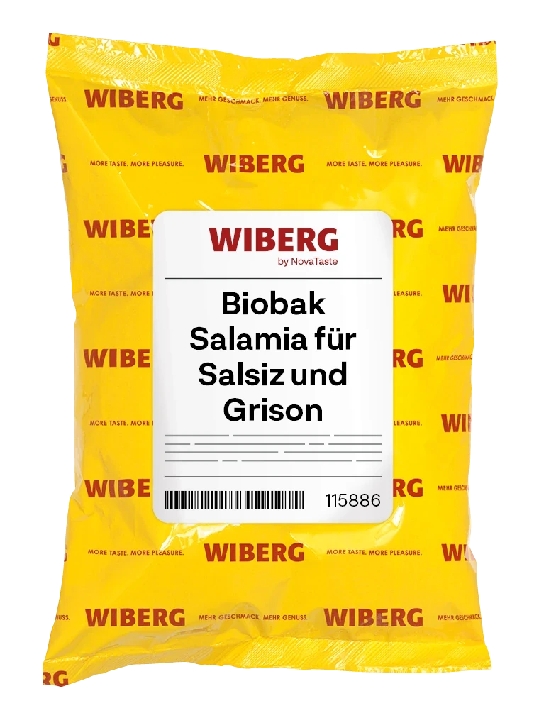 Emballage du produit Biobak Salamia für Salsiz und Grison