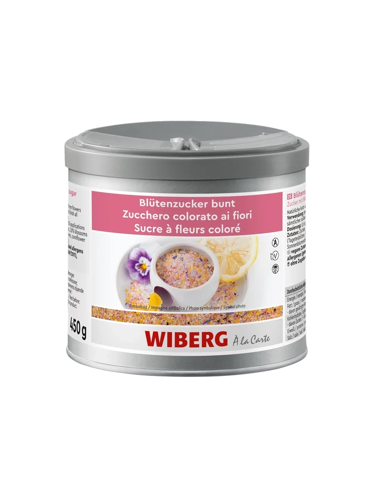 Blütenzucker bunt
