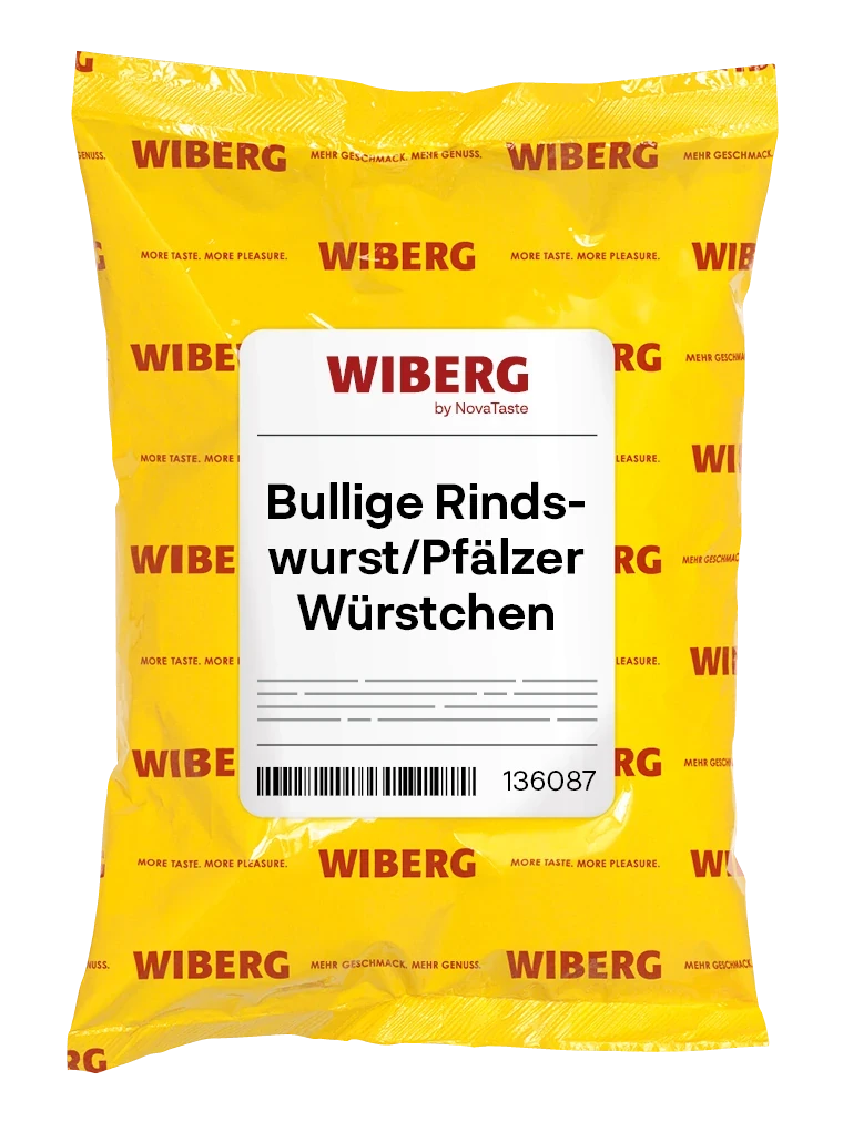 WIBERG WIBERG | Bullige Rindswurst/Pfälzer Würstchen | 1 kg Produktbild