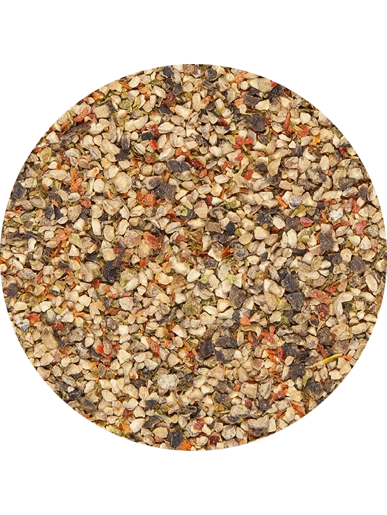 Bunter Pfeffer gewalzt