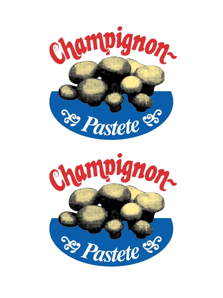 Champignon Pastete gestippt NK 120/50 WI-STERIL WEISS (NICHT rauchdurchlässig)