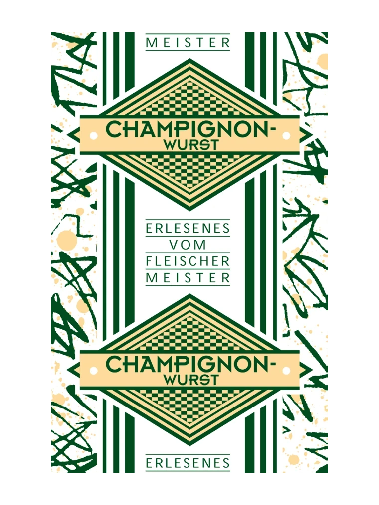 Champignon Wurst NK 90/50 WI-BAR®-B WEISS (NICHT rauchdurchlässig)