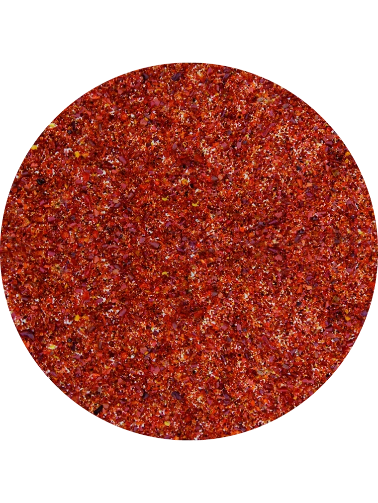 Chili mittelgrob Füllkaliber 40/40 DECO QUICK® rund genäht mit Cliphilfe