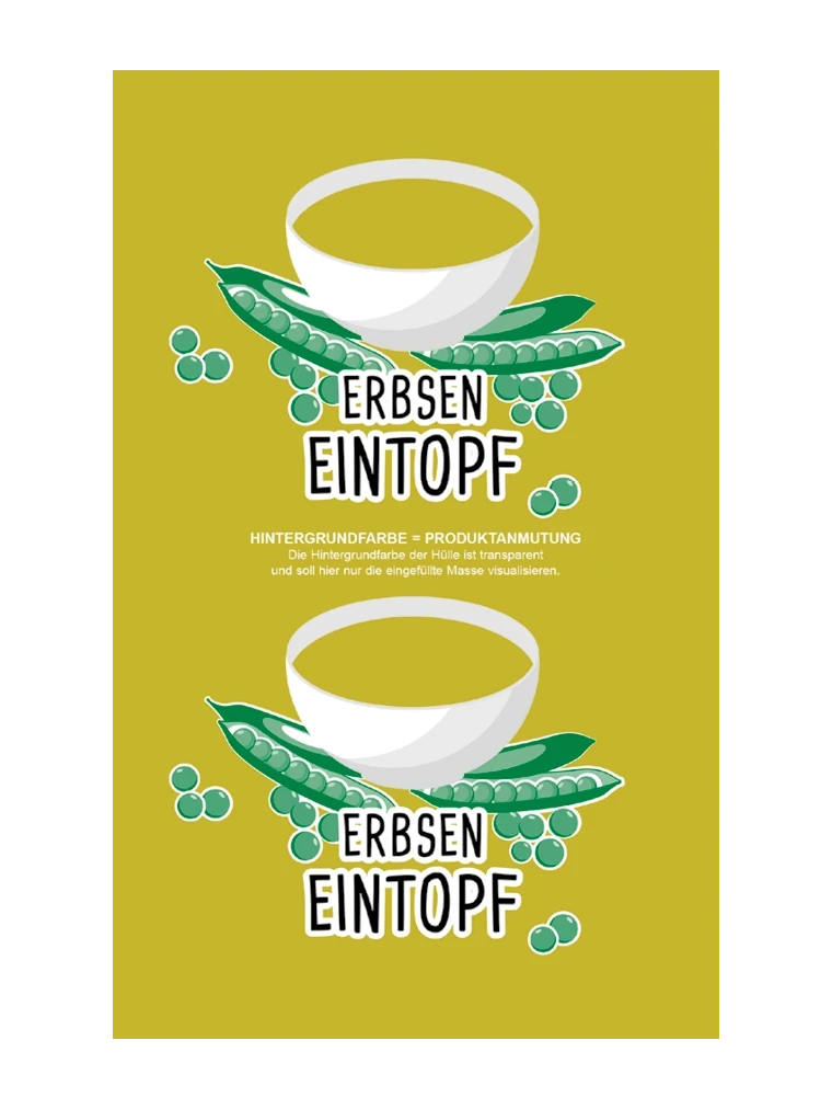 Erbseneintopf NK 60/gerafft (25 Meter) WI-FLEX TRANSPARENT (NICHT rauchdurchlässig)